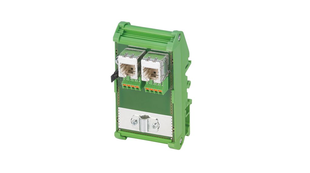 Carte De Dérivation RJ45 (bornier) - 8P8C, Marquage Clair, Installation Facile Sur Rail DIN - Pour Réseau Domestique/industriel